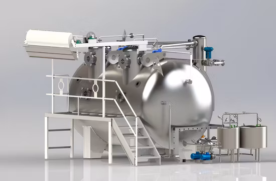 Textile High Temperature Overflow Dyeing Machine